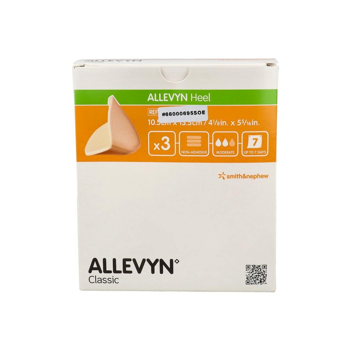 APOSITO ALLEVYN HEEL TALON 10X10CM 3U