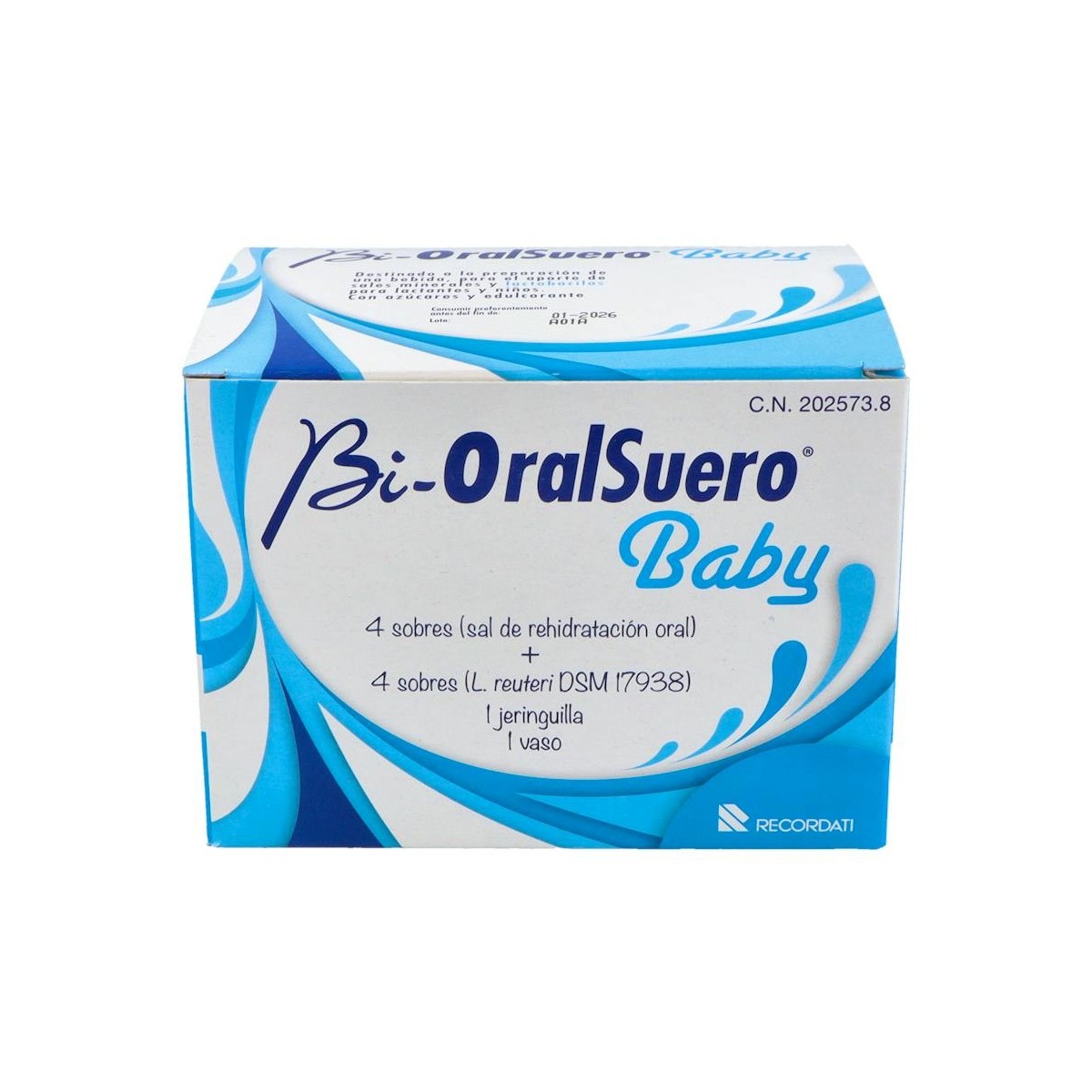 BIORALSUERO BABY 4+4 SOBRES + VASO DOSIFICADOR...