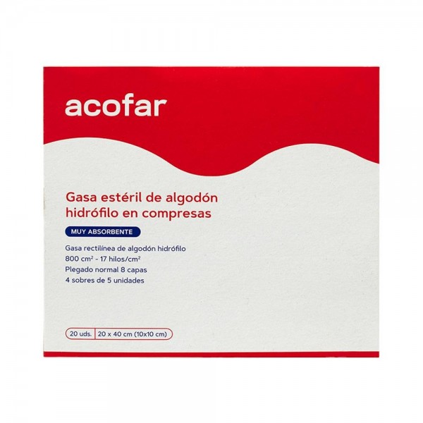 GASA EST ACOFARMA ALGO HIDROF 20X40 20 UNI