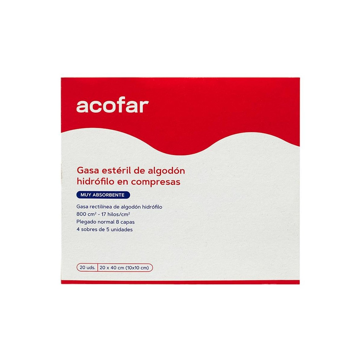GASA EST ACOFARMA ALGO HIDROF 20X40 20 UNI