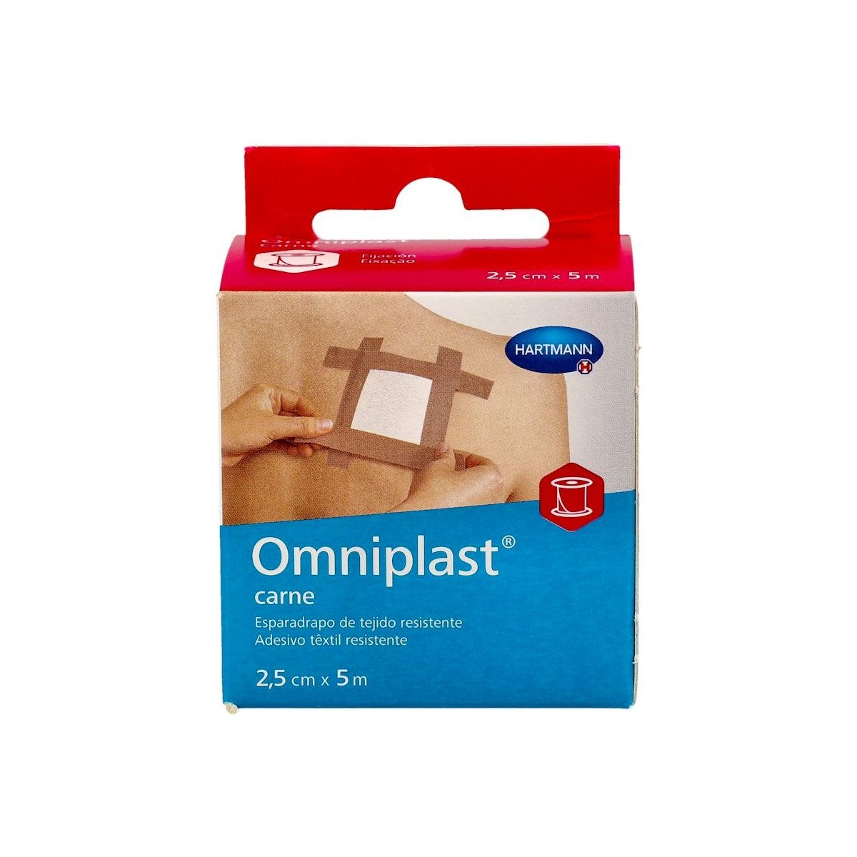 ESPARADRAPO OMNIPLAST ROSA 5MX2.5CM