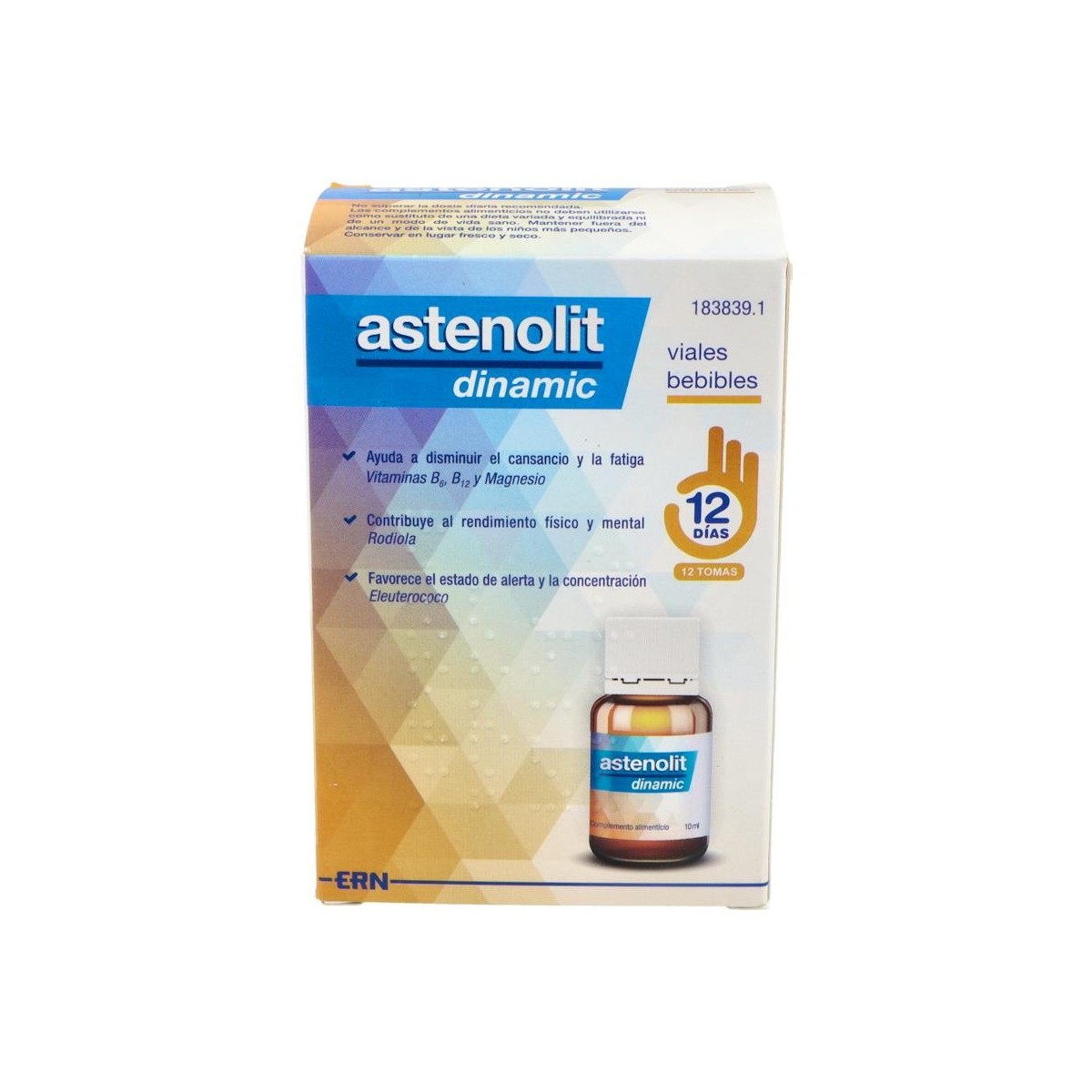 ASTENOLIT DINAMIC 12 VIALES BEB