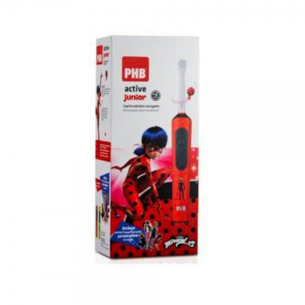 CEPILLO ELEC PHB JUNIOR LADYBUG +6 AÑOS ROJO/VERDE