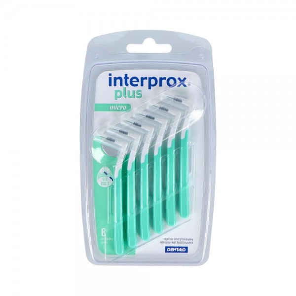 CEPILLO INTERDENTAL INTERPROX PLUS MICRO ANGU TURQUESA 6 U