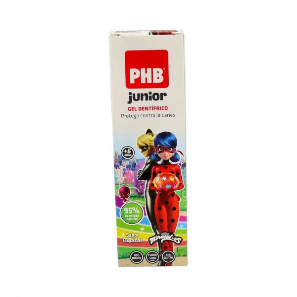 Phb Junior Pasta Dental Infantil Fresa Ladybug 75 Ml