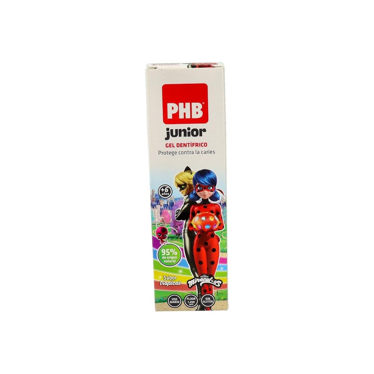 Phb Junior Pasta Dental Infantil Fresa Ladybug...